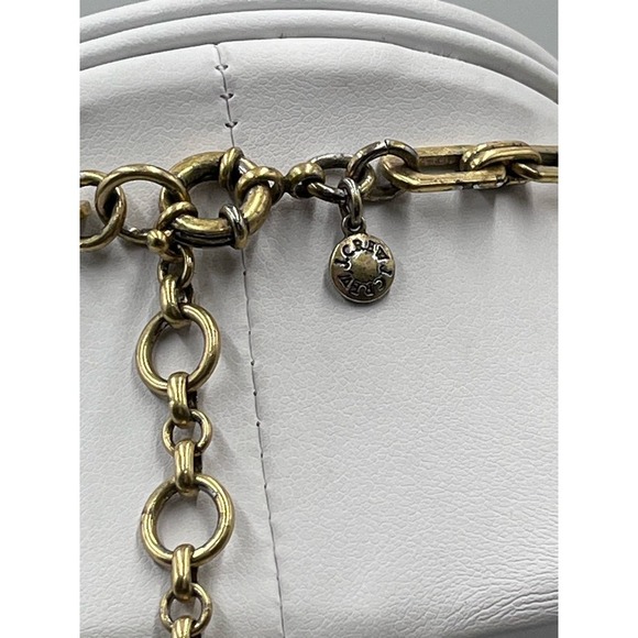 J. Crew Firefly Crystal
AB Peach Topaz Green Collar Statement Floral Necklace - Picture 13 of 16